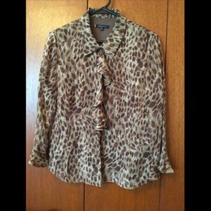 Anne Klein 3/4 sleeve blouse